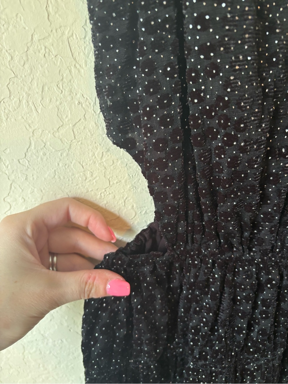 Maje | Women's Sleeveless Velvet Feather Dress Size US Small FR 36 - Picture 6 of 10